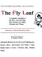 [Gutenberg 62452] • The Fly Leaf, No. 3, Vol. 1, February 1896 / A Pamphlet Periodical of the New—the New Man, New Woman, New Ideas, Whimsies and Things